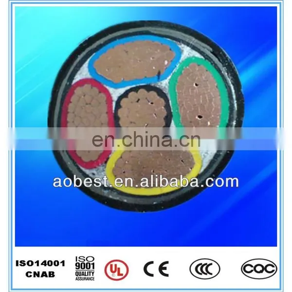 Supply Factory Price 0.6/1KV 5x4mm2 Copper CONDUCTOR SWA Steel Wire PVC Insulated Power Cable photo-5