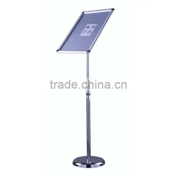 Quick Change Sign Stand With A4 Snap Frame H1250mm