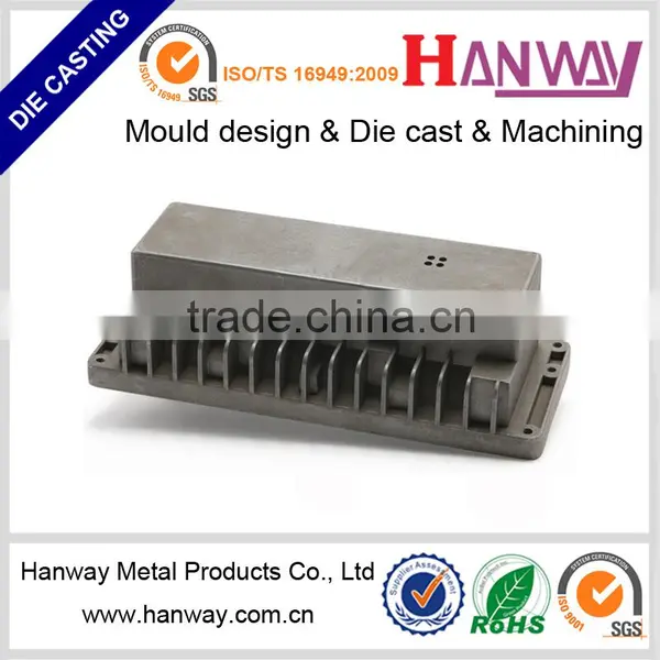 OEM Custom Aluminum Die Casting Sand Blasting CNC Machining Solar Led Street Light Housing photo-3