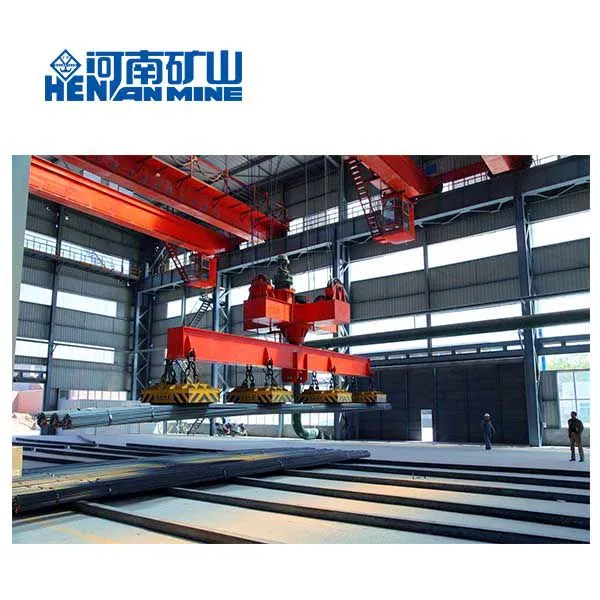 QL 5+5t 10+10t Double Beam Magnetic Overhead Crane With Lifting Beam for Steel Plate photo-3