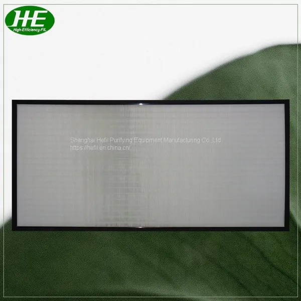 China Wholesale Glass Fiber Panel Filter Mini Pleated Clean Room Hepa Filter H14