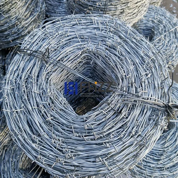 Hot Dipped Galvanized Double Twisted Seel Barbed Wire for High Security Chain Link Fence photo-3