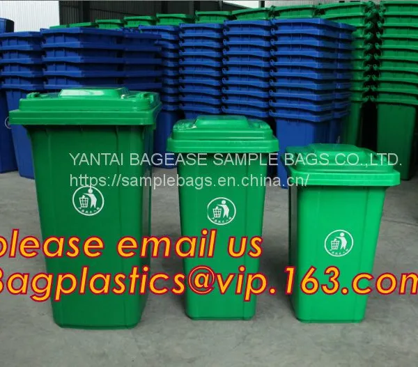 Trash Bin, Waste Bin/can, Garbage Can/bin With Swing Lid Dustbin For Room, EURO Style Outdoor Plastic Trash Bin/waste Bin photo-5