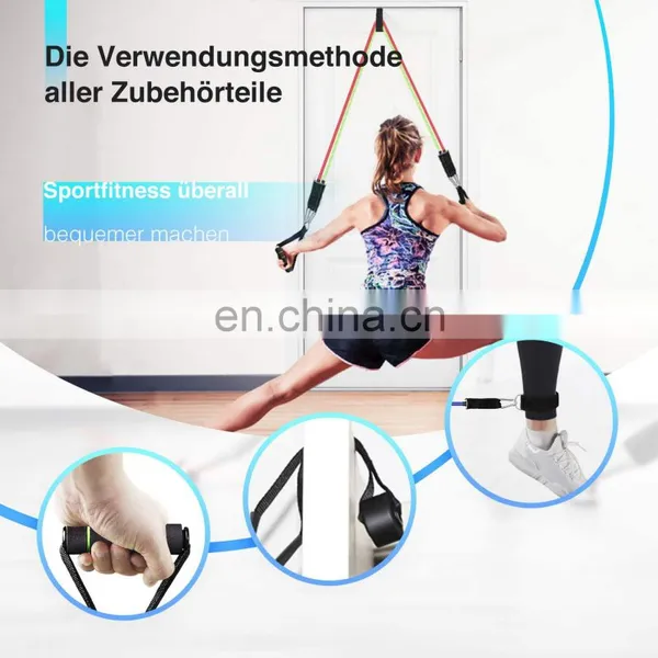 Home Fitness Equipment Resistance Bands Exercise Vitality Elastic Pull Ropes for Indoor Strength Training photo-5