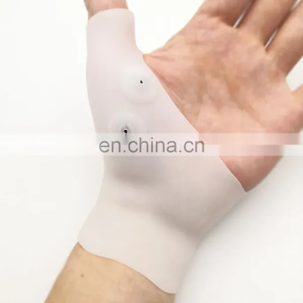 Compression Arthritis Gloves Silicone Rubber Gel Therapy Wrist Thumb Right Left Hand Relief Pain Gloves photo-4