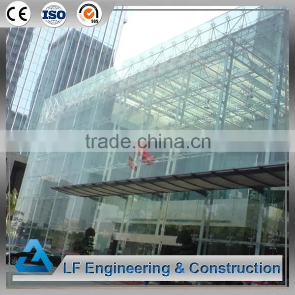 Hot Dipped Galvanized Steel Structure Curtain Wall photo-5