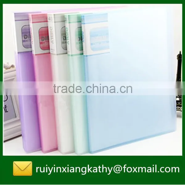 A4 Transparent Eco-friendly PP Clear Custom Display Book photo-3