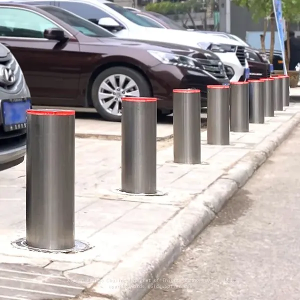 UPARK Car Yards Traffic Safety Bollard Anti-theft Driveway Automatic E Bollards photo-4