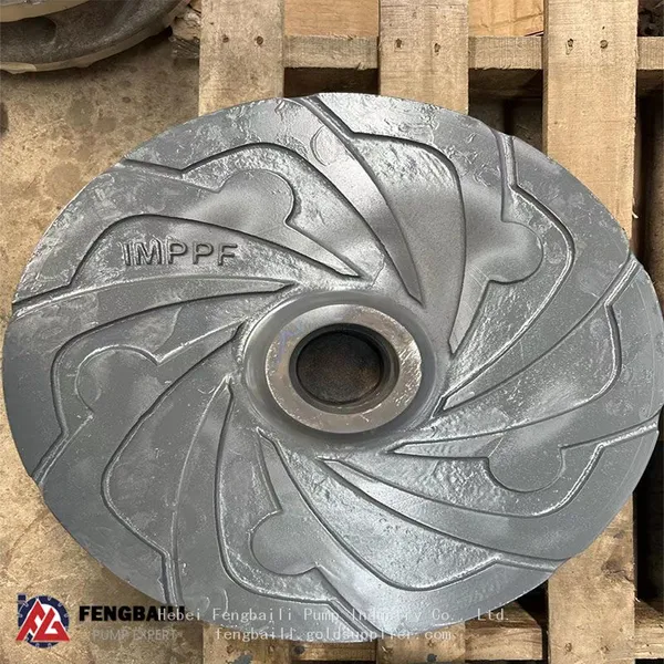 E4147 Slurry Pump Impeller is Used for Mining Spare Parts Factory Hebei Fengbaili Pump Industry Co.ltd photo-2