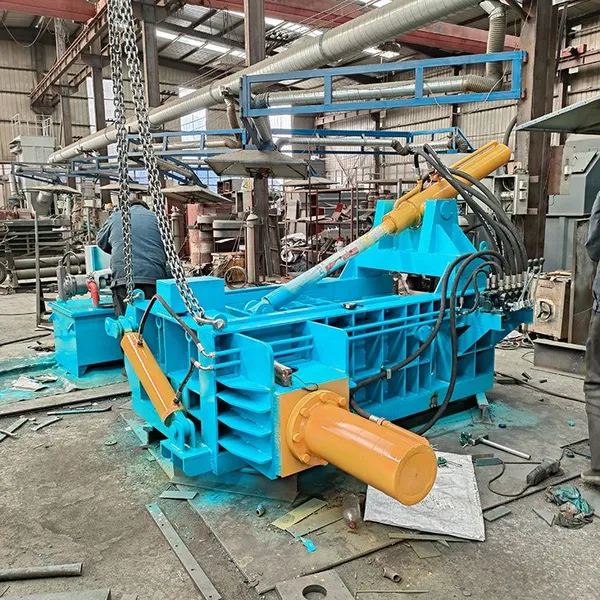 High Productivity Scrap Metal Baler Briquetting Machine With Pump for Aluminum Alloy Processing photo-2