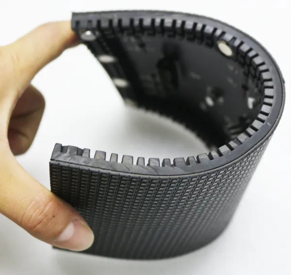 P1.25 P1.53 P1.86 P2 P2.5 P3 Soft LED Modules Flexible Indoor Soft Led Display Module Curved LED Display Screen photo-2