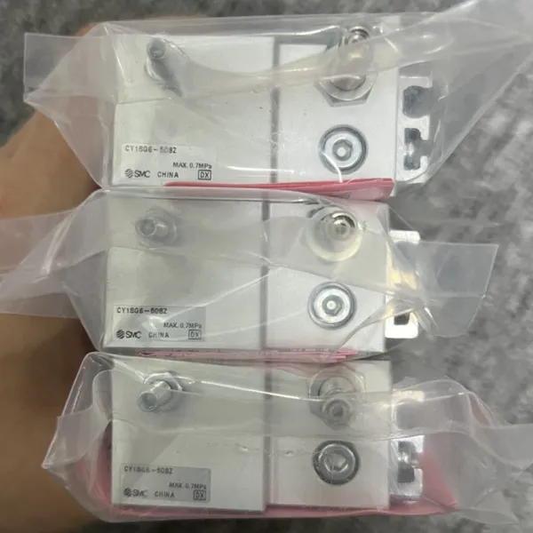 100% Original SMC Magnetically Coupled Rodless Cylinder Slider Type CY1SG6-230Z CY1SG15-450Z Pneumatic Cylinder Without Rods