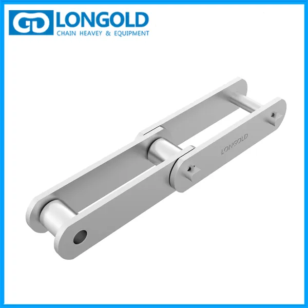 LONGOLD Double Pitch Stainless Steel Conveyor Chain, Rollers Optional photo-4