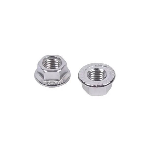 Anti-Rust Stainless Steel DIN 6923 Flange Nut With Serrated Metric Size Flange Hex Nuts SS316 SS304 photo-3