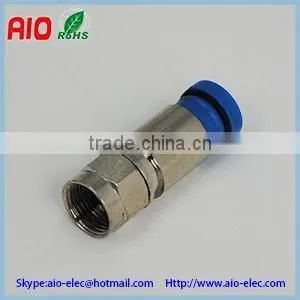 Springconnect F Quick Plug Compression Connector Male for RG6 Coaxial Cable Like CX3 photo-2