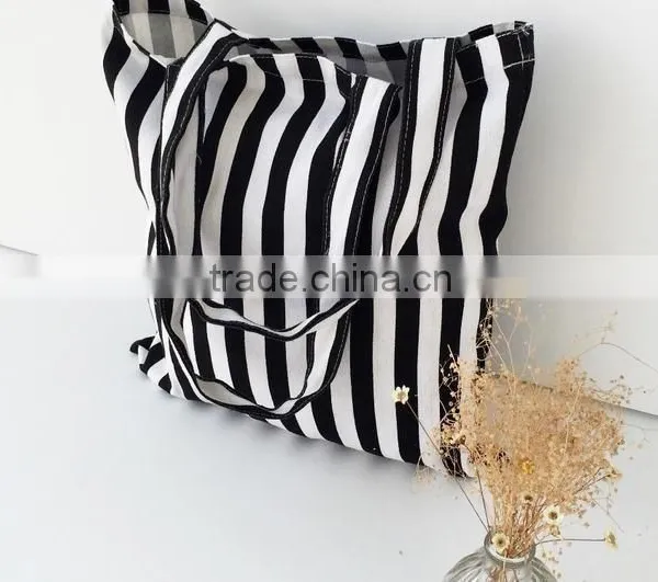 Promotional 2015 New Style Fashion Canvas Reusable Shopping Bag photo-4