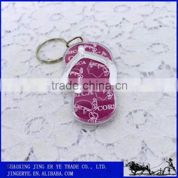 Customized Floating Flip Flop Plastic Key Chain photo-5