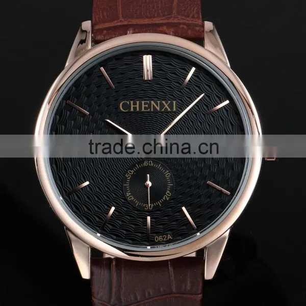 Wholesale Competitive Dress Couple Watches Set Quartz Leather Watch WA062 photo-3