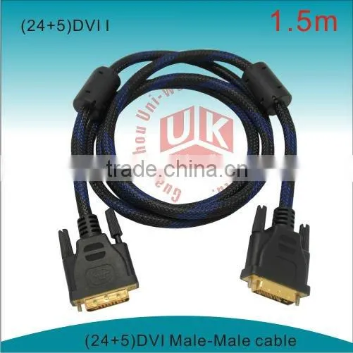 High Speed 24+5 DVI Male to Male Cable photo-4
