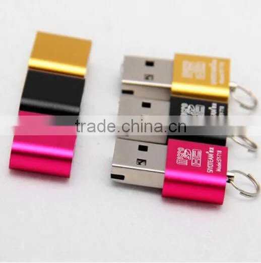 High Speed Mini Smart USB 2.0 Card Reader SD TF T-Flash Memory Card Reader Adapter photo-2