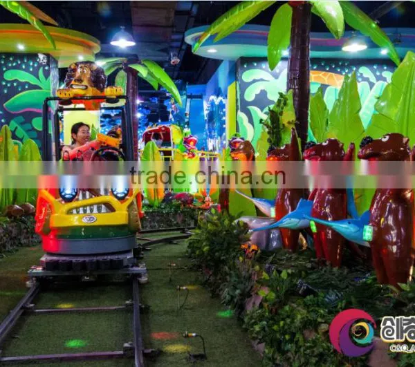 2016 New Design Jungle Style Laser Shot Game Car With Tracks for Theme Park photo-6