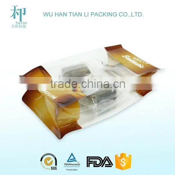 Best Quality Factory Price Laminated Clear Square Bottom Bag for Snack photo-6