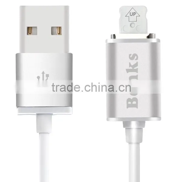 BENKS Original Msgnetic Cable for Iphone5/6/6s/6s Plus 1m LED Metal TPE Charging Cable for Iphone6/6s/6 Plus photo-4