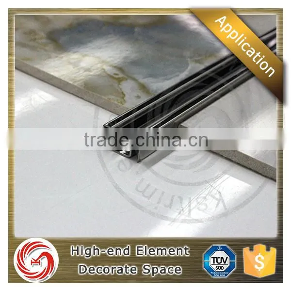 Elegant Waterproof Stainless Steel Tile Edge Trim photo-3