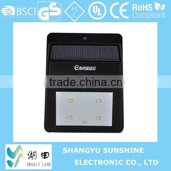 ABS Material LED Flood Light Solar Motion Sensor Light