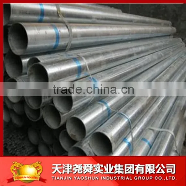 China CE Approved ERW Astm A53 Schedule 40 Pre Galvanized Steel Pipe