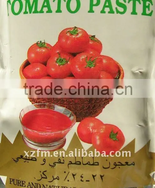 Tomato Paste in Sachet Brix 28-30%,22-24%
