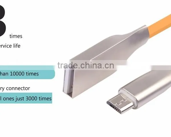 For Samsung and Iphone Super Quality Zinc Alloy Micro Usb Data Cable Supplier's Choice photo-4