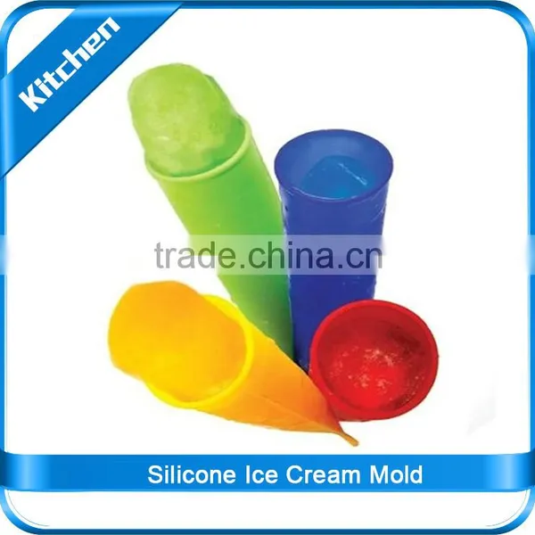 Silicone Ice Cream Mold for Kitchen Use / Children Ice Cream Making photo-2