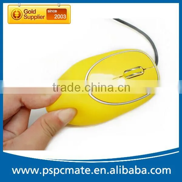 Computer USB Wired Optical Gift Silicon Soft Anti-stress Mouse photo-2