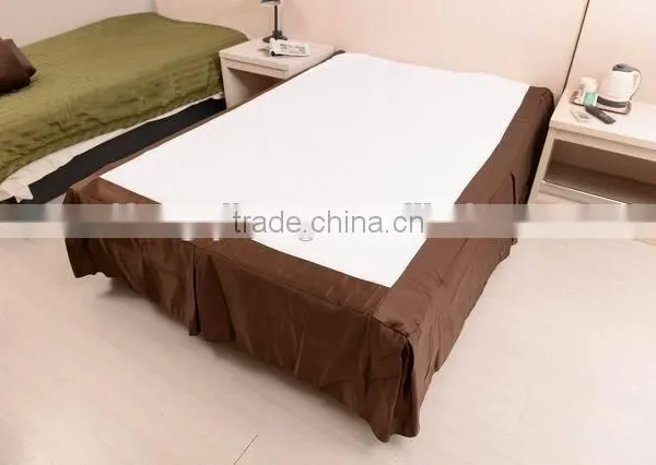 Solid Microfiber Hotel Used Ruffled Bed Skirt