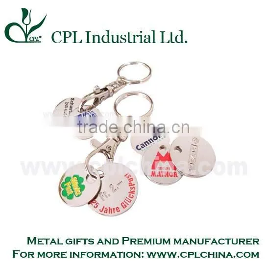 Promotional Trolley Coins Keychain