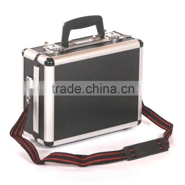 Crystal Aluminium Hard Camera Photography Flight Carry Case Storage Box Black photo-3