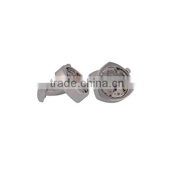 Antique Silver Cufflinks,designer Silver Watch Cufflinks Jewelry photo-2