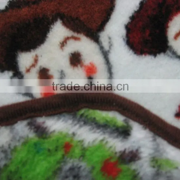 Promotion Print Polar Fleece Receiving Baby Blanket photo-4