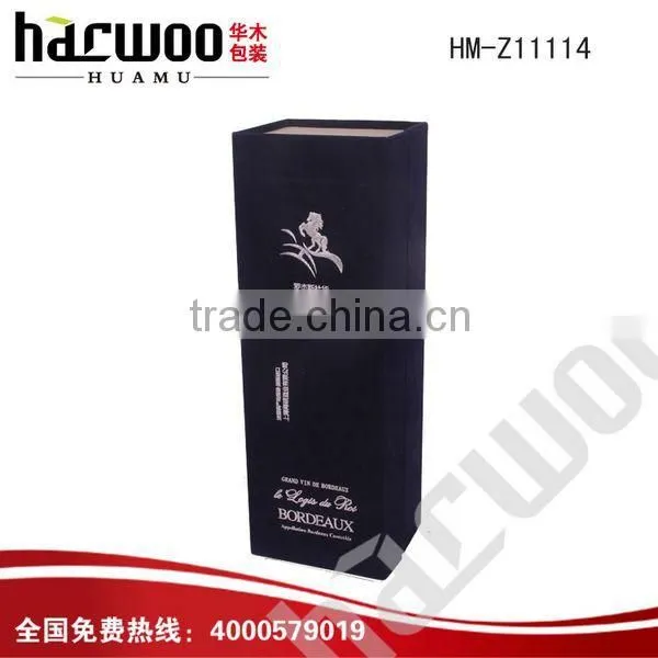 Hinged Cardboard Wine Gift Box for Sale photo-4
