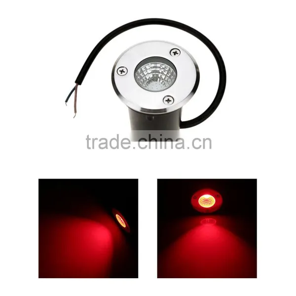 3W 12V COB LED Buried Recessed Floor Lamps IP67 Waterproof Outdoor Garden Yard Landscape Lighting Underground Street Light Lamp photo-3