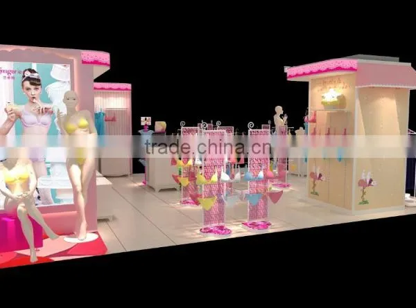 Clothing Store Display Furniture Garment Showcase Brand Underwear Shop Kiosk Display Showcase Design photo-2