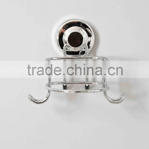 Multifunctional Metal Suction Cup Hairdryer Holder Hairdryer Frame With Hook