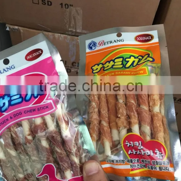 Pet CHEWS-NATURAL Chicken Twist COWSKIN