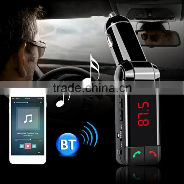 New Wireless Car Charger Bluetooth Handsfree Car Kit FM Transmitter