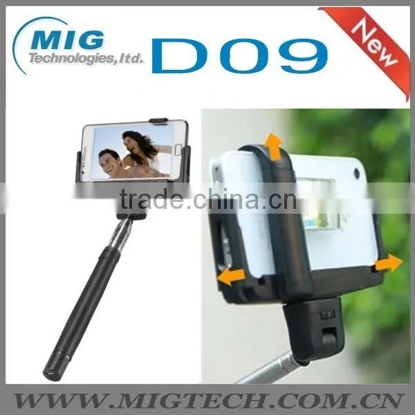 New Arrival D09 With Mirror Monopod Selfie Stick, Monopod With Bluetooth Shutter Button for Camera and Mobile Phone photo-3