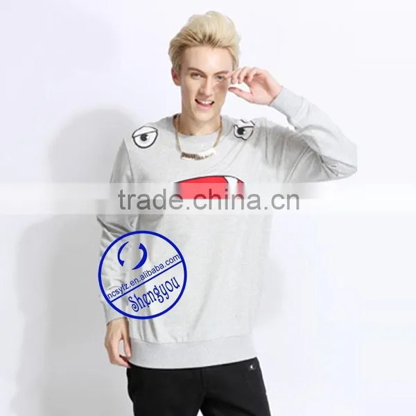 2015 Custom Best Quality Mens Pullover Sweatshirts With Printing photo-3