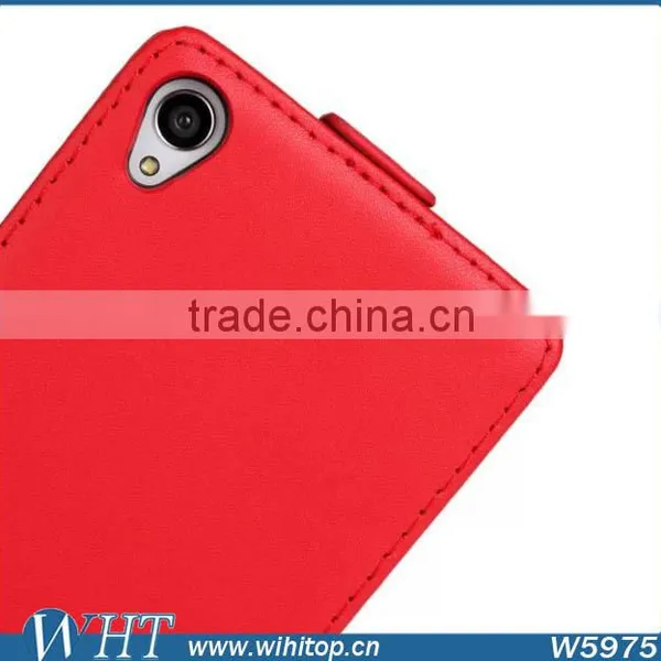 Flip Mobile Phone Cover for Sony Xperia Z3, Luxury Leather Case photo-4