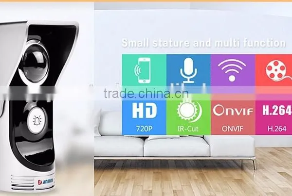Danmini Wireless Video Doorbell, Wireless Doorphone With Call, Intercom and Unlock Function photo-4
