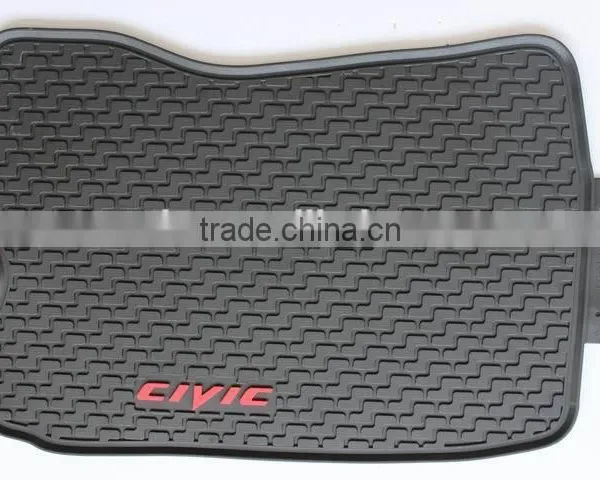Factory Wholesale Non Skid Easy Clean PVC Auto Car Floor Mats For HONDA CIVIC photo-5